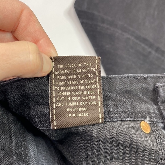 7 For All Mankind Flynt Black Bootcut Denim Pants Size 29 - Picture 13 of 13